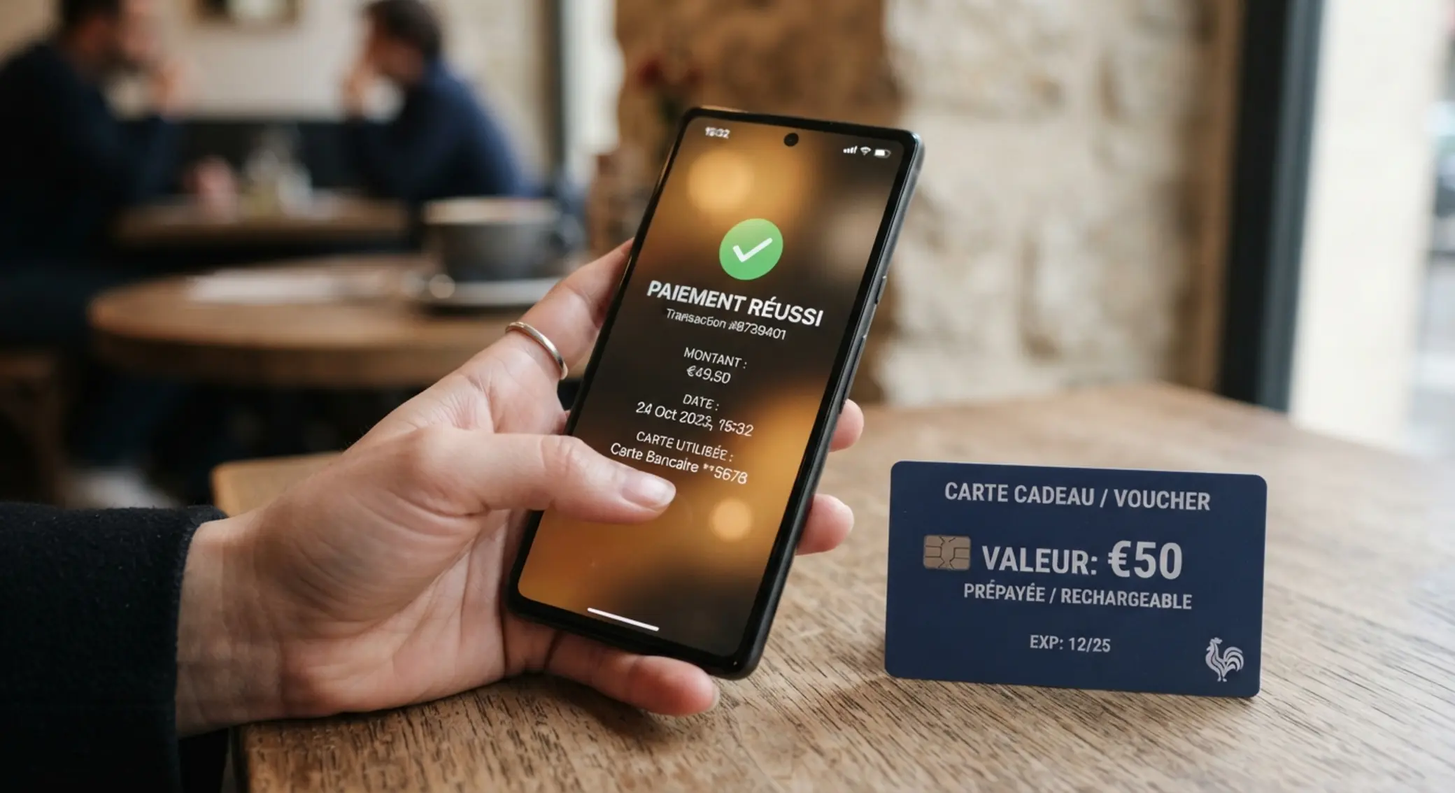 Paiement Apple Pay sur smartphone pour acheter un code prépayé