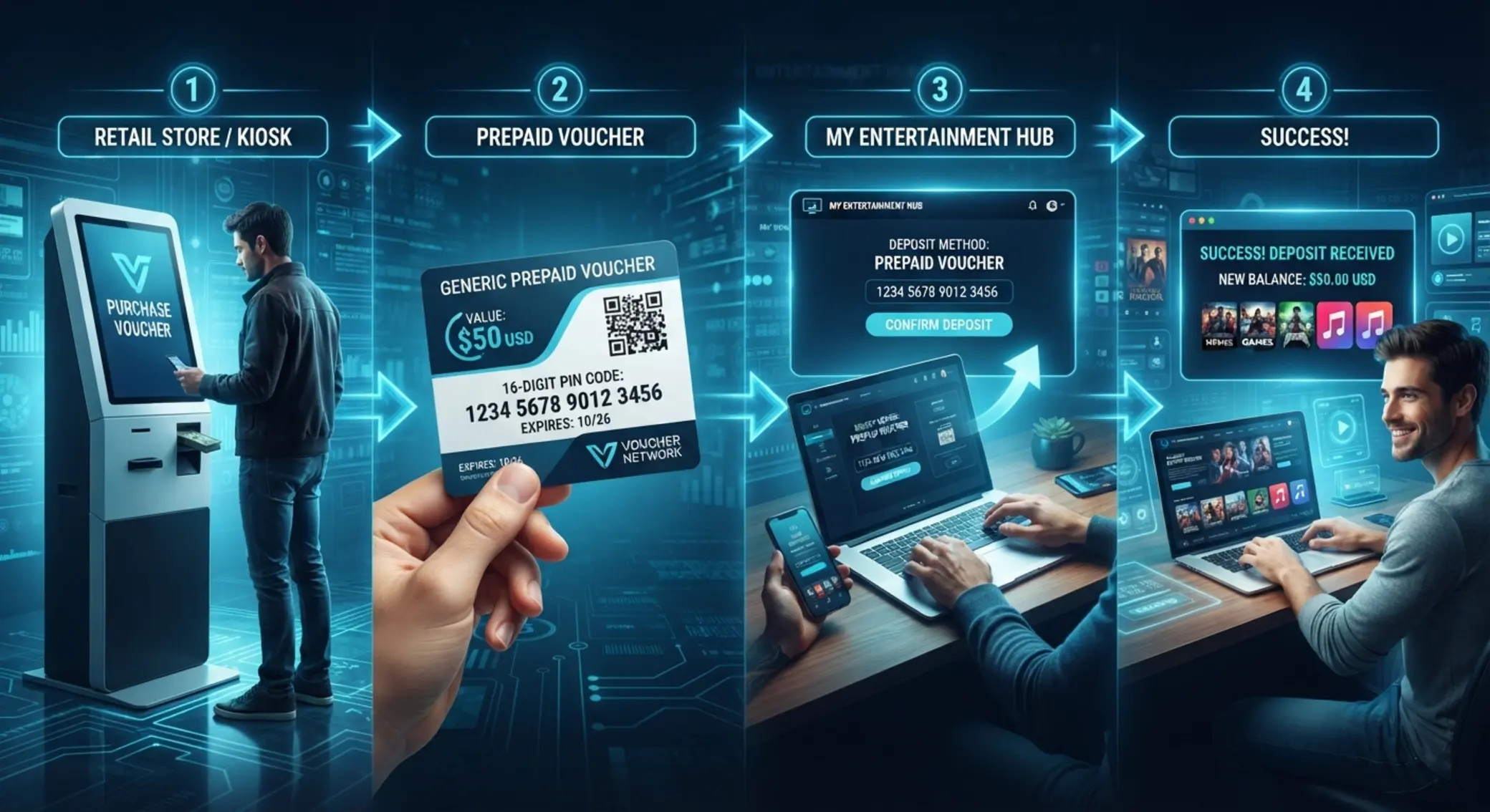 Comment fonctionne un ticket Paysafecard Fonctionnement d’un ticket prépayé avec code pour effectuer un dépôt en ligne